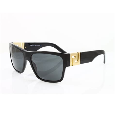 versace men's ve4296 sunglasses black gray 59mm|Versace VE4296 M (59 .